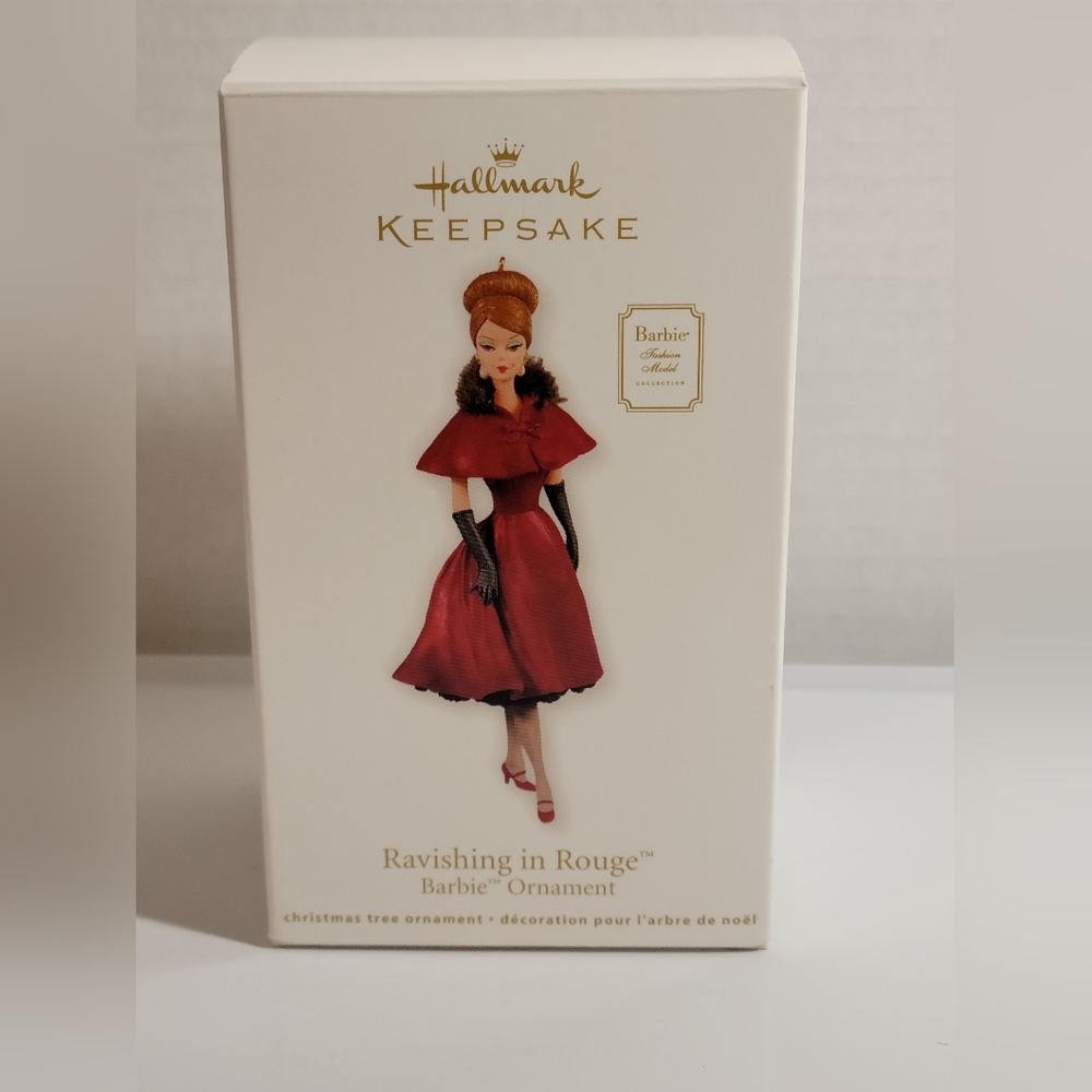 Barbie Ravishing In Rouge 2011 Fashion Model Ornament